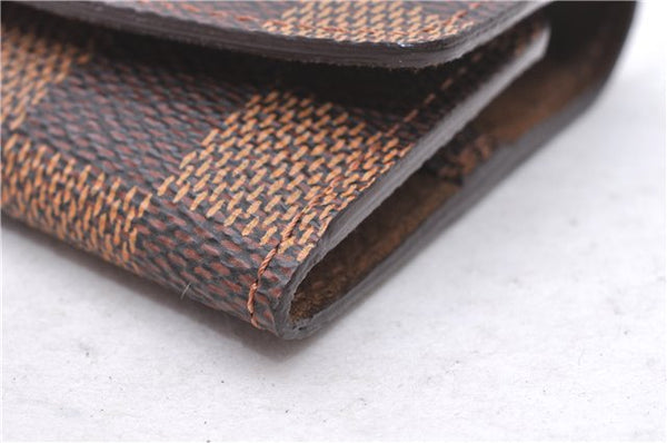 Authentic Louis Vuitton Damier Cufflinks Accessory Case Pouch M64681 LV 2803F