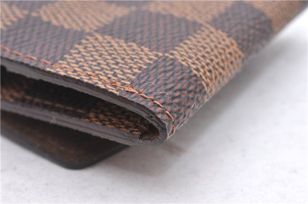 Authentic Louis Vuitton Damier Cufflinks Accessory Case Pouch M64681 LV 2803F