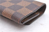 Authentic Louis Vuitton Damier Cufflinks Accessory Case Pouch M64681 LV 2803F