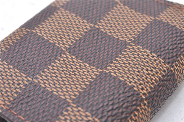 Authentic Louis Vuitton Damier Cufflinks Accessory Case Pouch M64681 LV 2803F
