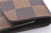 Authentic Louis Vuitton Damier Cufflinks Accessory Case Pouch M64681 LV 2803F