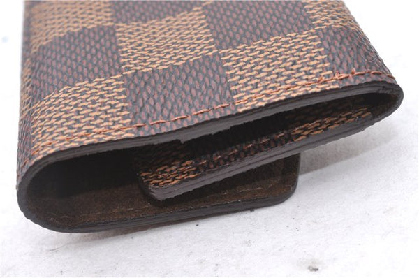 Authentic Louis Vuitton Damier Cufflinks Accessory Case Pouch M64681 LV 2803F