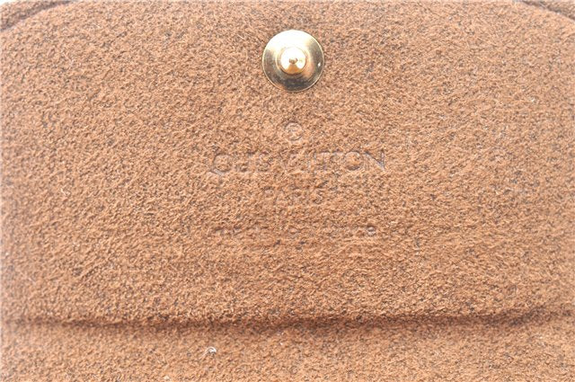 Authentic Louis Vuitton Damier Cufflinks Accessory Case Pouch M64681 LV 2803F