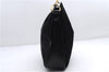 Authentic GUCCI Bamboo Shoulder Hand Bag Purse Suede Leather 0018638 Black 2804E