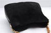Authentic GUCCI Bamboo Shoulder Hand Bag Purse Suede Leather 0018638 Black 2804E
