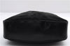 Authentic GUCCI Bamboo Shoulder Hand Bag Purse Suede Leather 0018638 Black 2804E