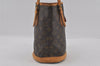 Authentic Louis Vuitton Monogram Bucket PM Shoulder Tote Bag M42238 Junk 2805I