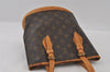 Authentic Louis Vuitton Monogram Bucket PM Shoulder Tote Bag M42238 Junk 2805I