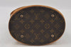 Authentic Louis Vuitton Monogram Bucket PM Shoulder Tote Bag M42238 Junk 2805I