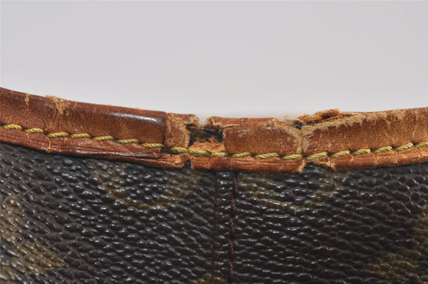 Authentic Louis Vuitton Monogram Bucket PM Shoulder Tote Bag M42238 Junk 2805I