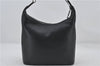 Authentic GUCCI Vintage Shoulder Hand Bag Purse Leather 0013814 Black 2806E