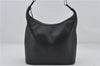 Authentic GUCCI Vintage Shoulder Hand Bag Purse Leather 0013814 Black 2806E