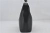 Authentic GUCCI Vintage Shoulder Hand Bag Purse Leather 0013814 Black 2806E