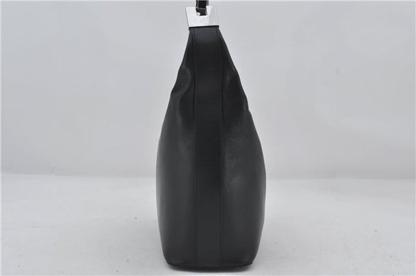 Authentic GUCCI Vintage Shoulder Hand Bag Purse Leather 0013814 Black 2806E