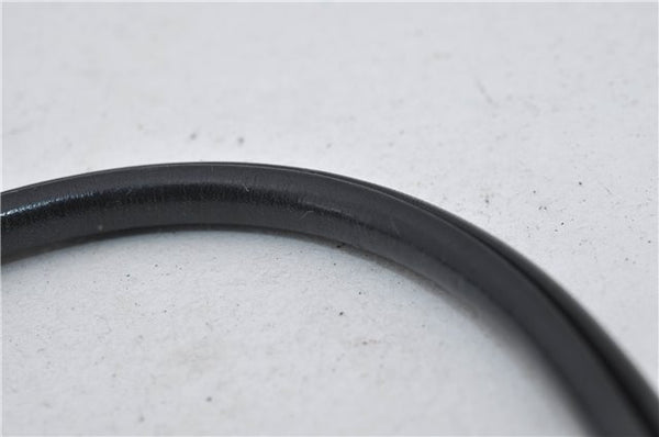 Authentic GUCCI Vintage Shoulder Hand Bag Purse Leather 0013814 Black 2806E