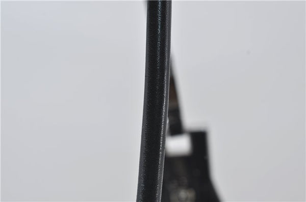 Authentic GUCCI Vintage Shoulder Hand Bag Purse Leather 0013814 Black 2806E