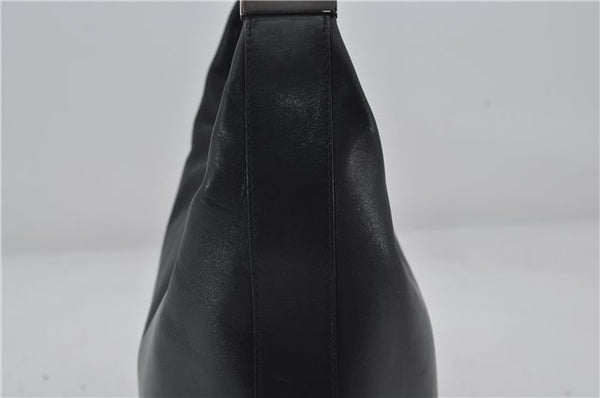 Authentic GUCCI Vintage Shoulder Hand Bag Purse Leather 0013814 Black 2806E