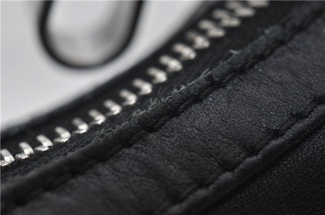 Authentic GUCCI Vintage Shoulder Hand Bag Purse Leather 0013814 Black 2806E