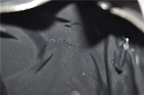 Authentic GUCCI Vintage Shoulder Hand Bag Purse Leather 0013814 Black 2806E