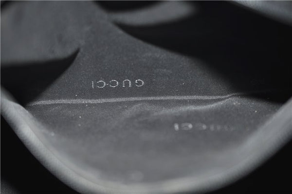 Authentic GUCCI Vintage Shoulder Hand Bag Purse Leather 0013814 Black 2806E