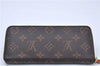 Authentic Louis Vuitton Monogram Portefeuille Clemence Wallet M60743 LV 2806F