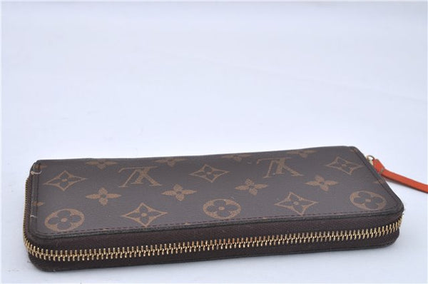 Authentic Louis Vuitton Monogram Portefeuille Clemence Wallet M60743 LV 2806F