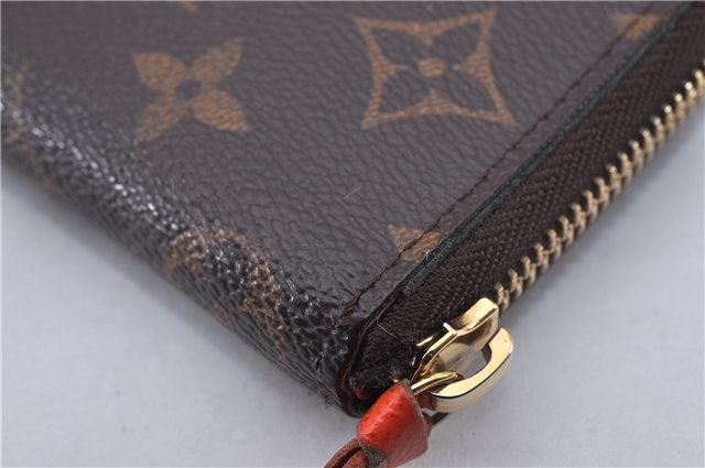 Authentic Louis Vuitton Monogram Portefeuille Clemence Wallet M60743 LV 2806F