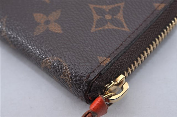 Authentic Louis Vuitton Monogram Portefeuille Clemence Wallet M60743 LV 2806F