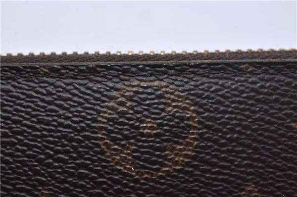 Authentic Louis Vuitton Monogram Portefeuille Clemence Wallet M60743 LV 2806F