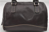 Authentic PRADA Vintage 2Way Leather Nappa Shoulder Hand Bag Purse Brown 2807E