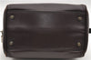 Authentic PRADA Vintage 2Way Leather Nappa Shoulder Hand Bag Purse Brown 2807E