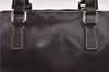 Authentic PRADA Vintage 2Way Leather Nappa Shoulder Hand Bag Purse Brown 2807E