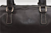 Authentic PRADA Vintage 2Way Leather Nappa Shoulder Hand Bag Purse Brown 2807E