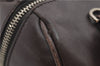 Authentic PRADA Vintage 2Way Leather Nappa Shoulder Hand Bag Purse Brown 2807E