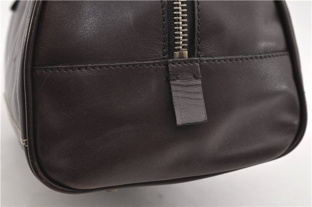 Authentic PRADA Vintage 2Way Leather Nappa Shoulder Hand Bag Purse Brown 2807E