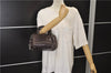 Authentic PRADA Vintage 2Way Leather Nappa Shoulder Hand Bag Purse Brown 2807E