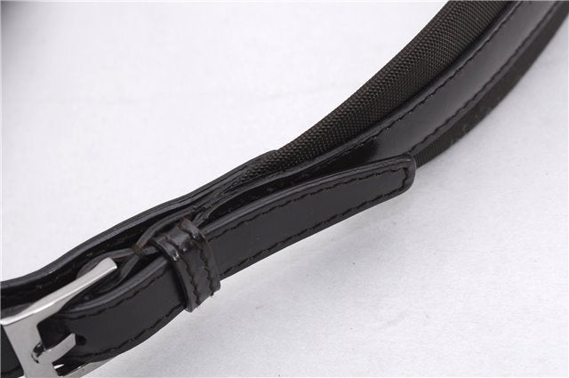 Authentic GUCCI Shoulder Hand Bag Purse GG Suede Leather 0011206 Brown 2808E