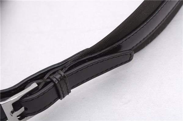 Authentic GUCCI Shoulder Hand Bag Purse GG Suede Leather 0011206 Brown 2808E