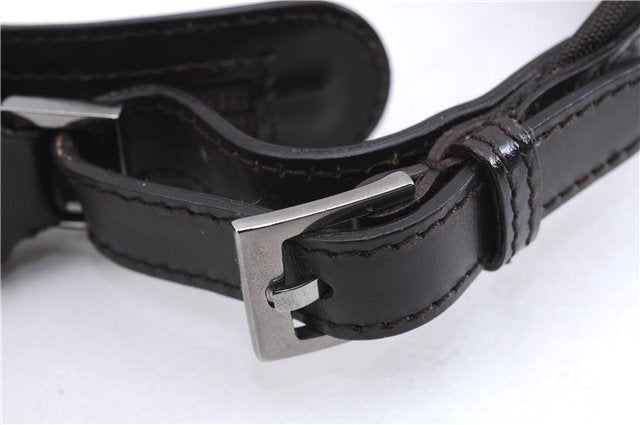 Authentic GUCCI Shoulder Hand Bag Purse GG Suede Leather 0011206 Brown 2808E