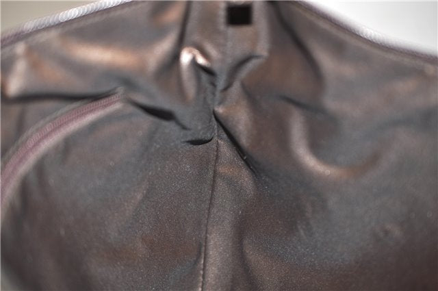 Authentic GUCCI Shoulder Hand Bag Purse GG Suede Leather 0011206 Brown 2808E