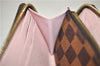 Authentic Louis Vuitton Damier Portefeuille Clemence Wallet Pink N41626 LV 2808F