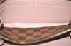 Authentic Louis Vuitton Damier Portefeuille Clemence Wallet Pink N41626 LV 2808F