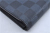 Authentic Louis Vuitton Damier Cobalt Portefeuille Brazza Wallet N63212 LV 2809F