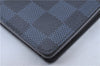 Authentic Louis Vuitton Damier Cobalt Portefeuille Brazza Wallet N63212 LV 2809F