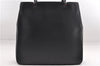 Authentic GUCCI Bamboo Tote Hand Bag Leather 0021059 Black 2810E