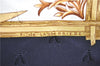 Authentic HERMES Carre 90 Scarf "Herbier de Gavarnie" Silk Navy Box 2811D
