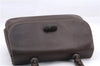 Authentic GUCCI Bamboo Vintage Hand Bag Purse Leather Brown 2811E