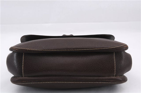 Authentic GUCCI Bamboo Vintage Hand Bag Purse Leather Brown 2811E