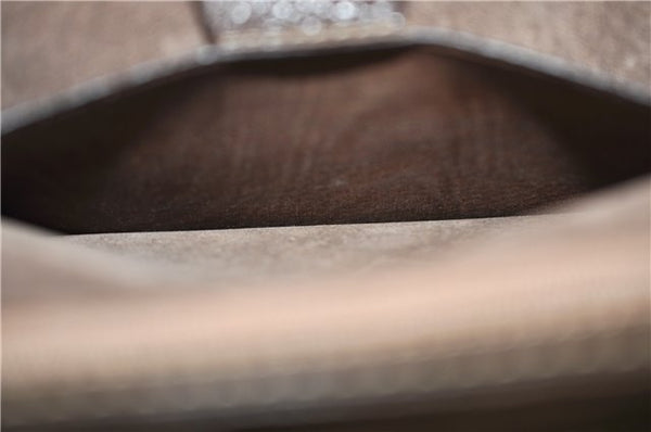 Authentic GUCCI Bamboo Vintage Hand Bag Purse Leather Brown 2811E