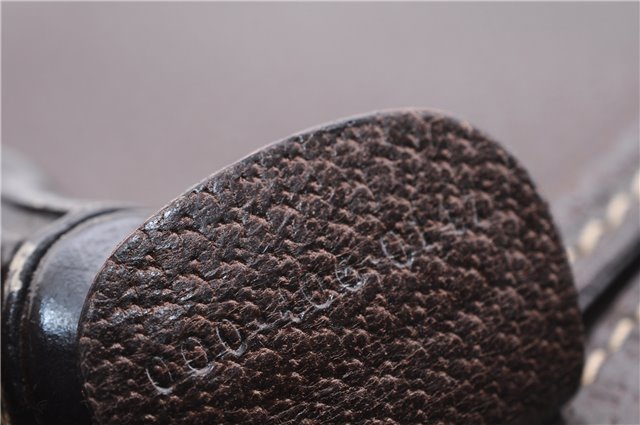 Authentic GUCCI Bamboo Vintage Hand Bag Purse Leather Brown 2811E